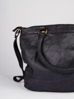Women’s Front & Back Pocket  Detail Shoulder Bag - Image 2