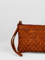 Handcrafted Weaving  Leather Zip Wallet for Women - Image 2