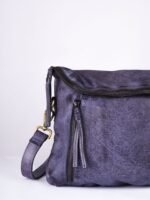 Front Flap & Pocket Zip Details With Tassel Cross Body - Image 2