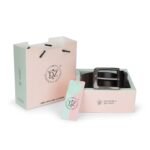 Men's Coffee genuine leather belt with antique brush buckle - Image 4